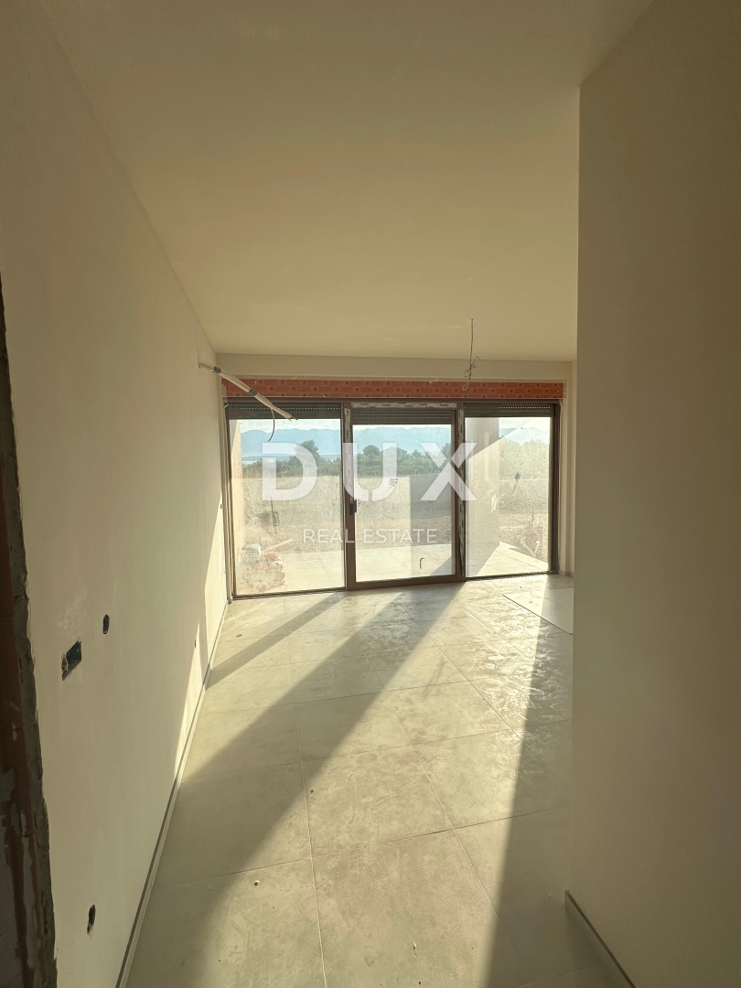 ZADAR, NIN - Appartamento S3 in costruzione con giardino e vista mare