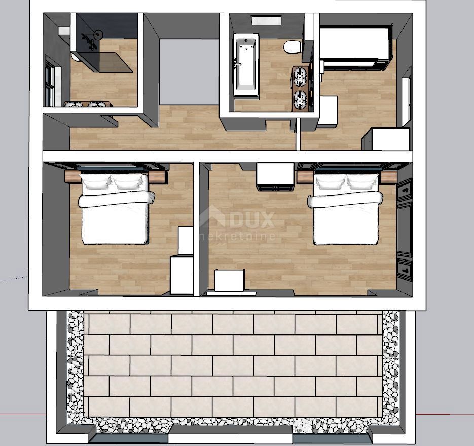 RIJEKA, KOSTRENA - casa 170 m2, 4 camere da letto + bagno, VISTA!