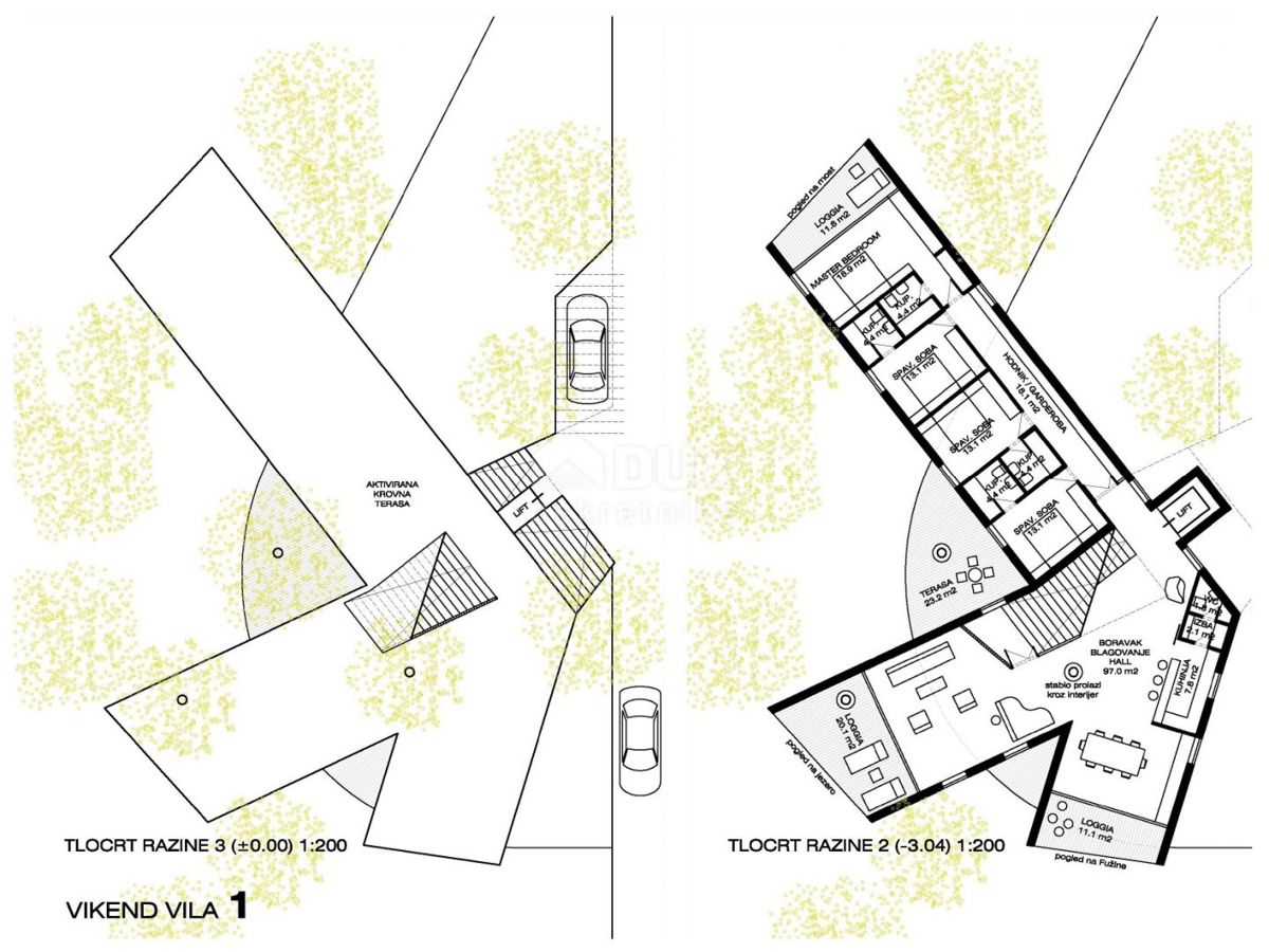 GORSKI KOTAR, FUŽINE - progetto unico nel cuore del Gorski kotar, terreno edificabile di 3340 m2 con progetto per una villa, opportunità di investimento!