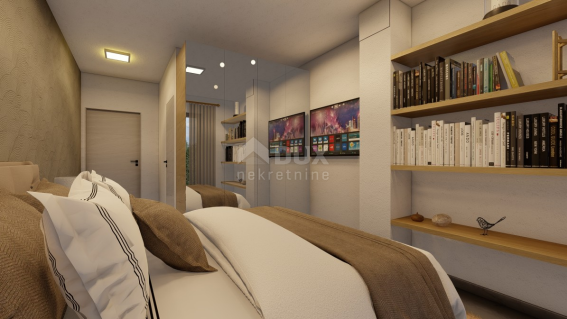 ISOLA DI KRK, MALINSKA - casa bifamiliare con piscina in costruzione