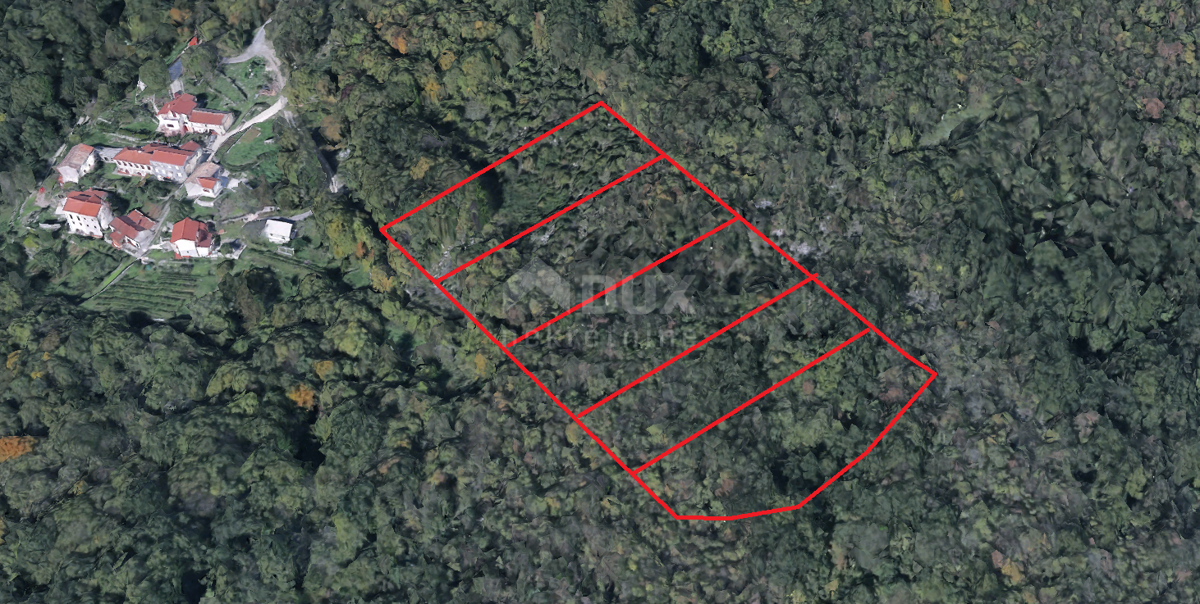 OPATIJA, VEPRINAC - terreno edificabile 1200m2 con vista mare per casa familiare/villa/appartamenti/casa in affitto - vacanza con piscina