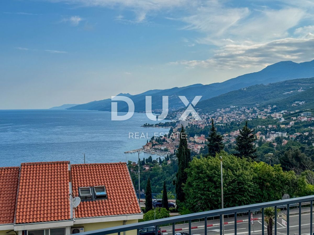 OPATIJA, PAVLOVAC - appartamento su due piani 132 m2 con terrazza sul tetto in un nuovo edificio, vicino a Opatija, vista mare