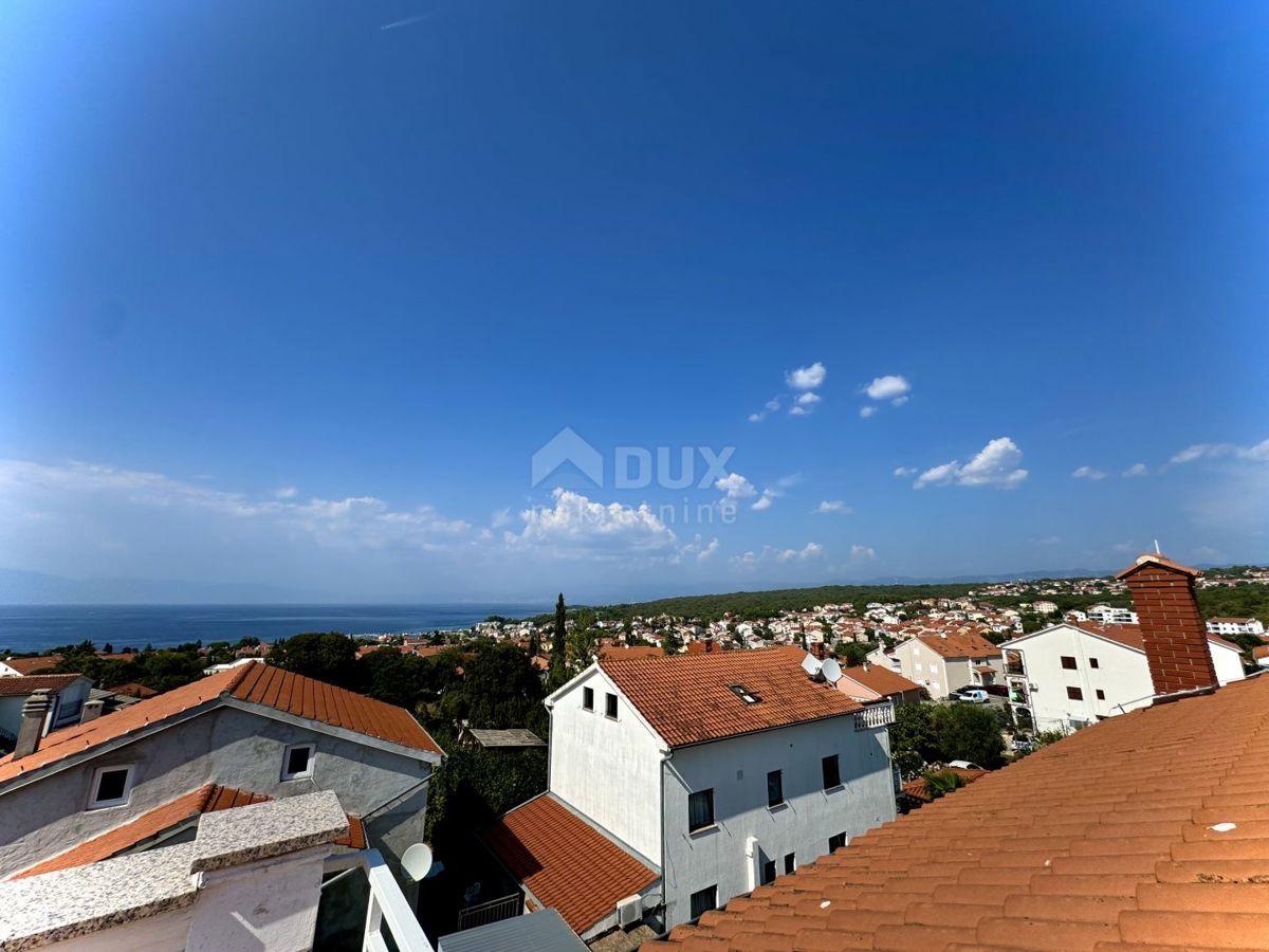 ISOLA DI KRK, MALINSKA - spaziosa casa con tre appartamenti a 600 metri dal mare