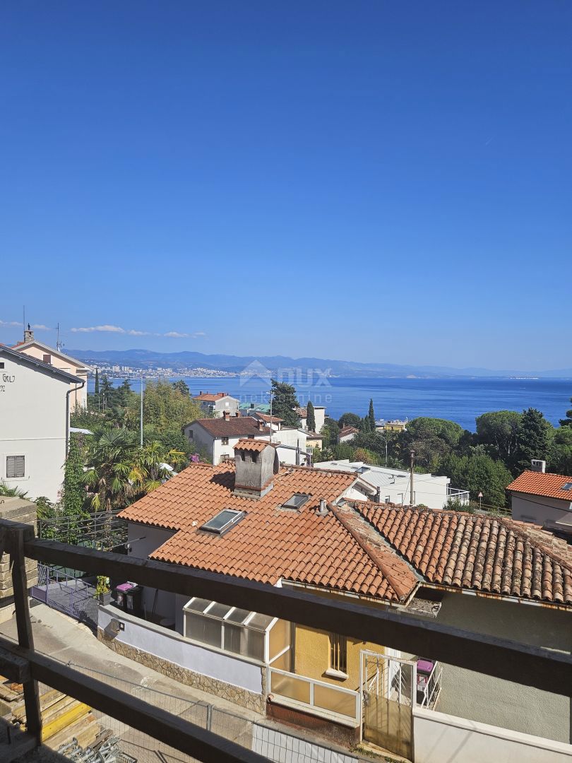 OPATIJA, CENTRO - appartamento al piano terra 172m2 con vista mare, benessere e palestra K2