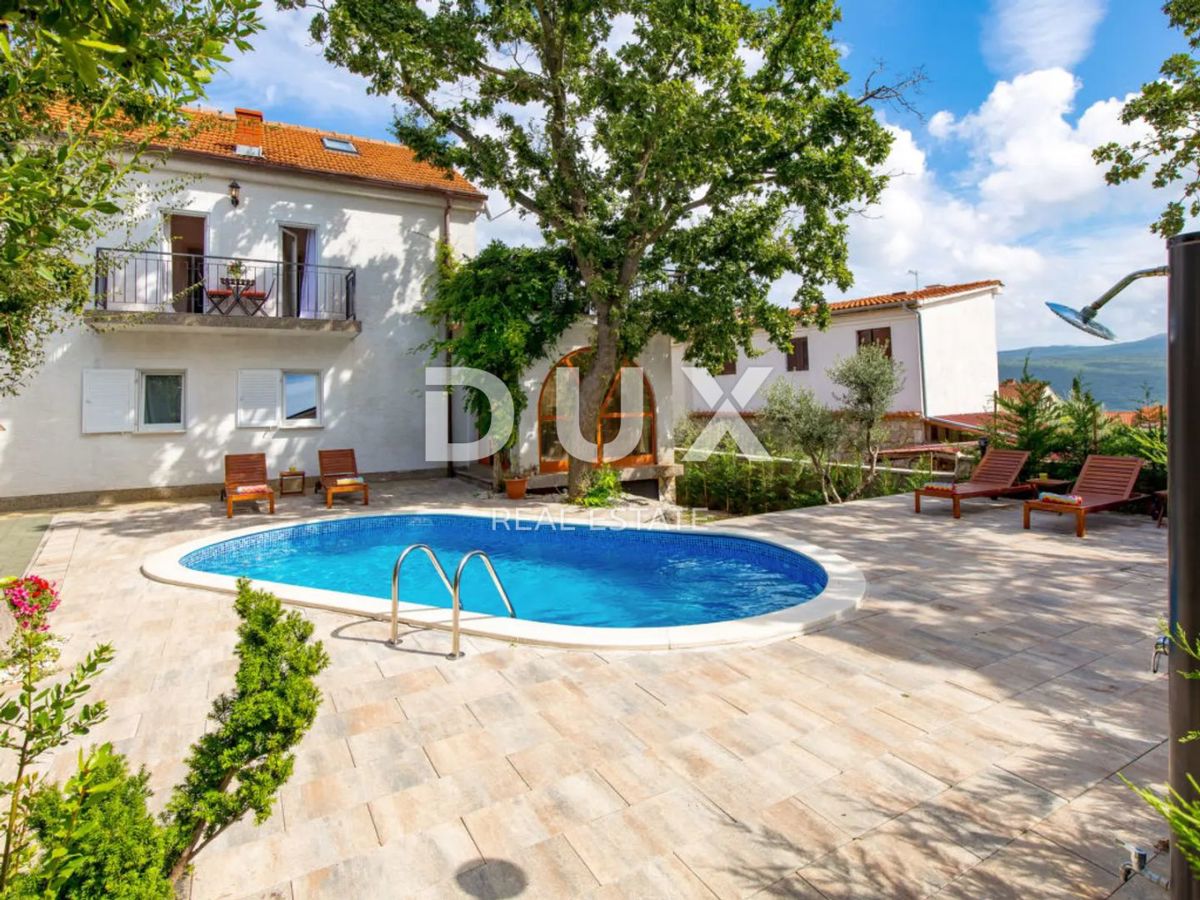 ISOLA DI KRK, KORNIĆ - villa, 250 m2, PISCINA, GIARDINO!!!