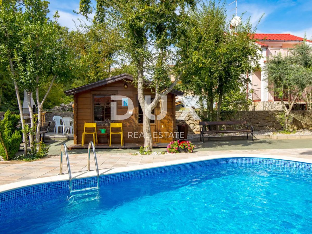 ISOLA DI KRK, KORNIĆ - villa, 250 m2, PISCINA, GIARDINO!!!