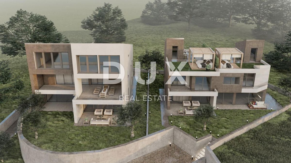 OPATIJA, MATULJI - terreno edificabile 1660m2 CON 2 PERMESSI DI COSTRUZIONE!!! con vista mare per edifici residenziali - appartamenti