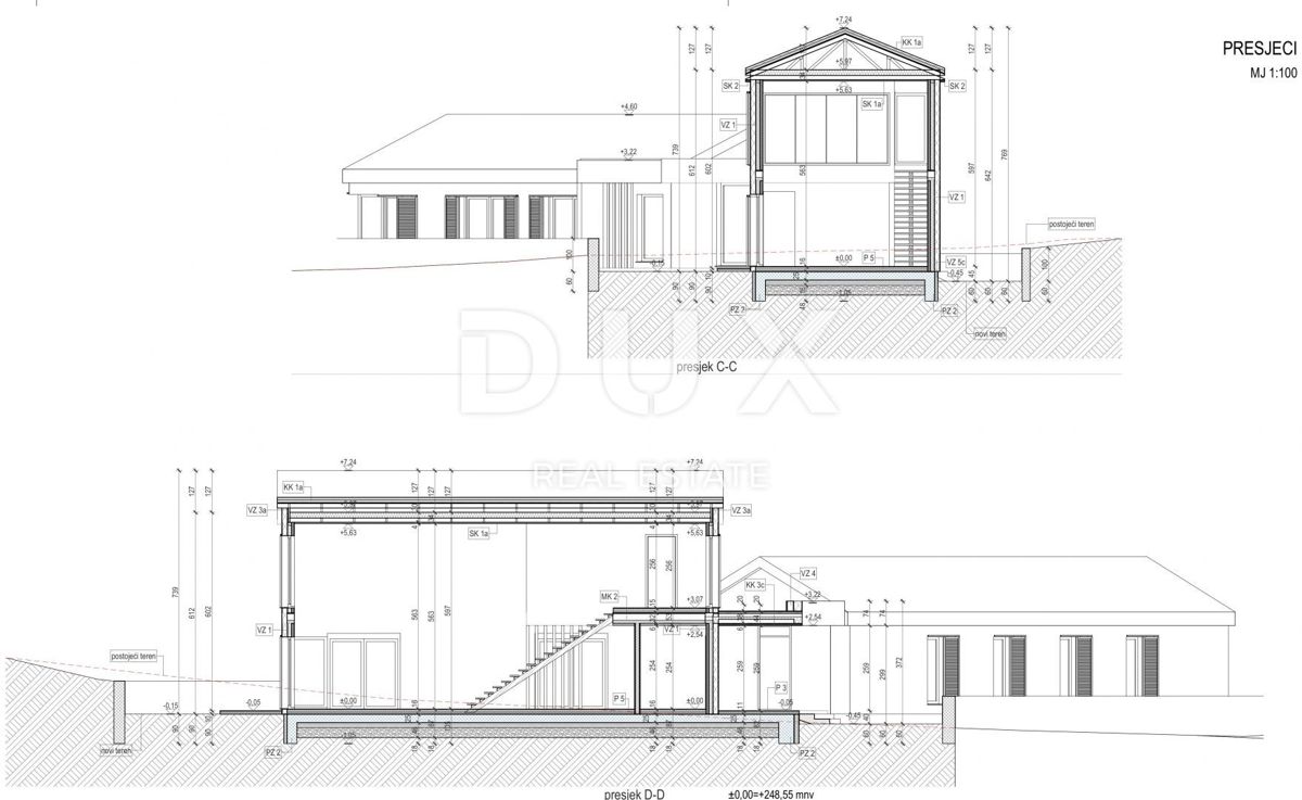 ISTRIA, SVETVINČENAT - Terreno edificabile con concessione edilizia 