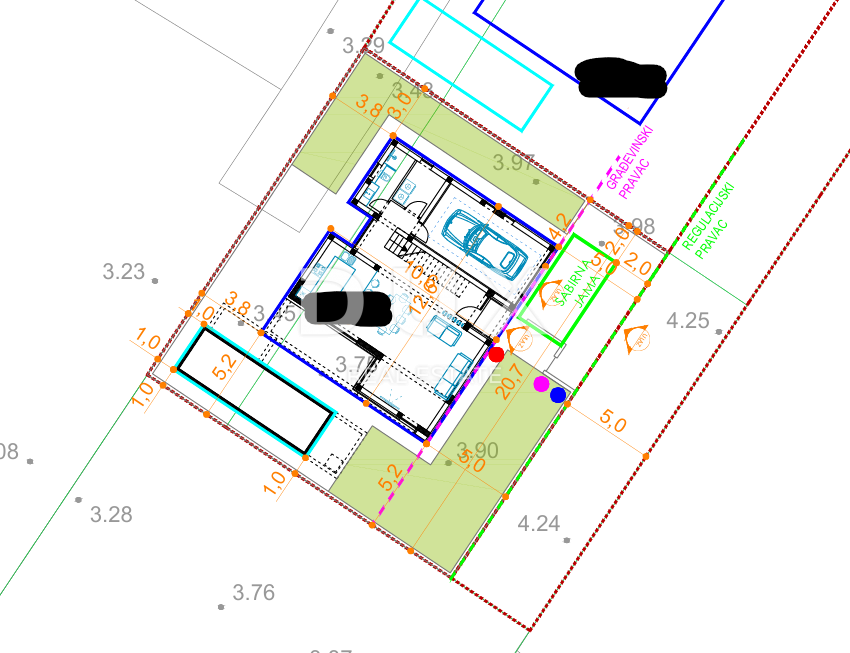 ZADAR, PRIVLAKA - Elegante casa a 110 metri dalla spiaggia! Nuova costruzione! B