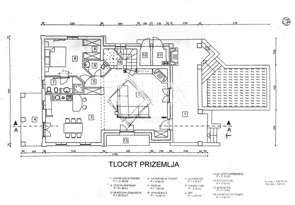 ISTRIA, TINJAN - Casa rurale con piscina