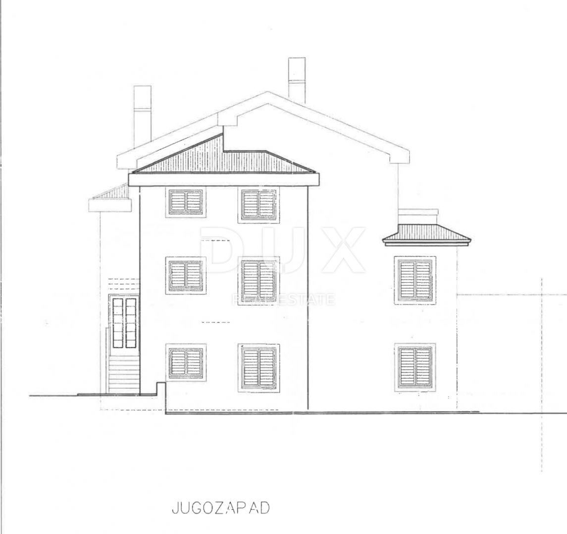 OPATIJA, POBRI - terreno edificabile 1200m2 CON PERMESSO DI COSTRUZIONE!!! e con la costruzione in corso 