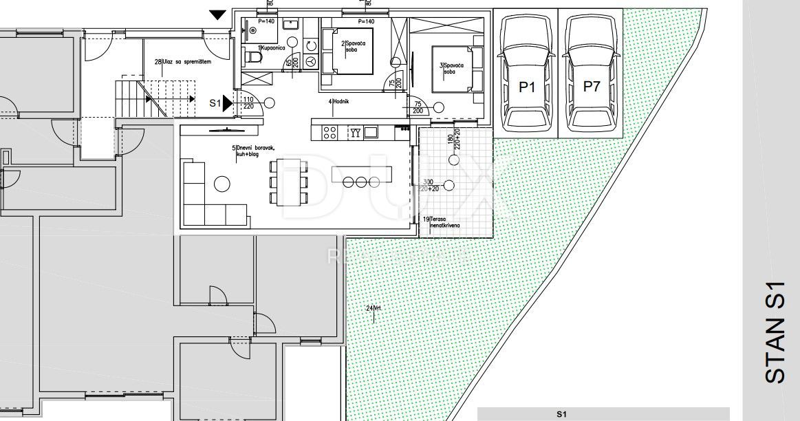 ŠIBENIK, VODICE - Appartamento S1 in un nuovo edificio in un'ottima posizione