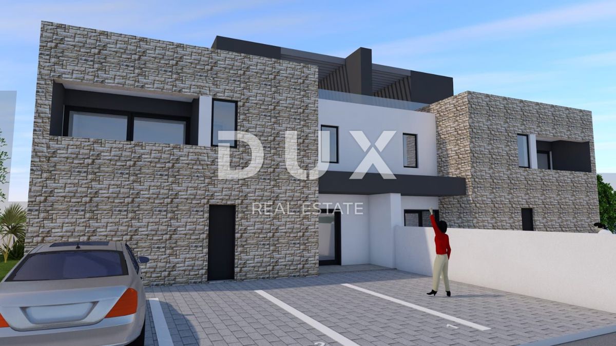 ZADAR, ZUKVE - Spaziosa casa bifamiliare con piscina! Nuova costruzione! B