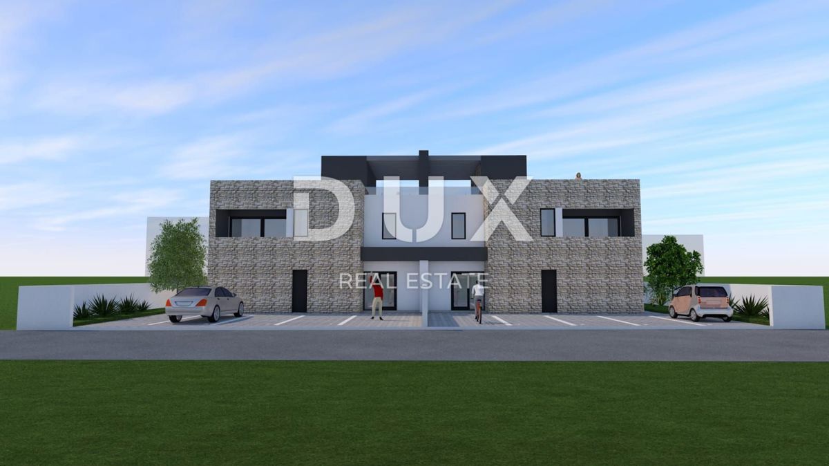 ZADAR, ZUKVE - Spaziosa casa bifamiliare con piscina! Nuova costruzione! B