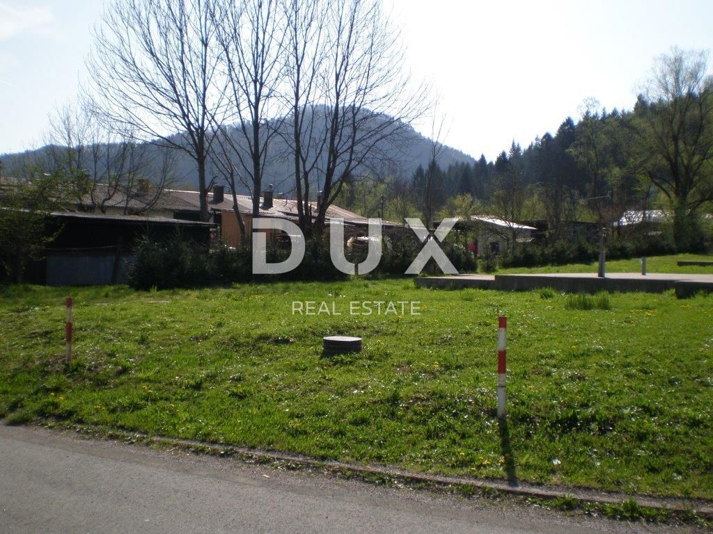 GORSKI KOTAR, Kupska dolina - terreno edificabile con progetto