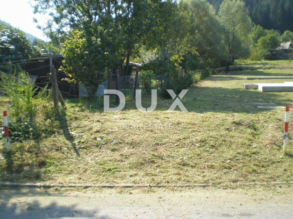 GORSKI KOTAR, Kupska dolina - terreno edificabile con progetto