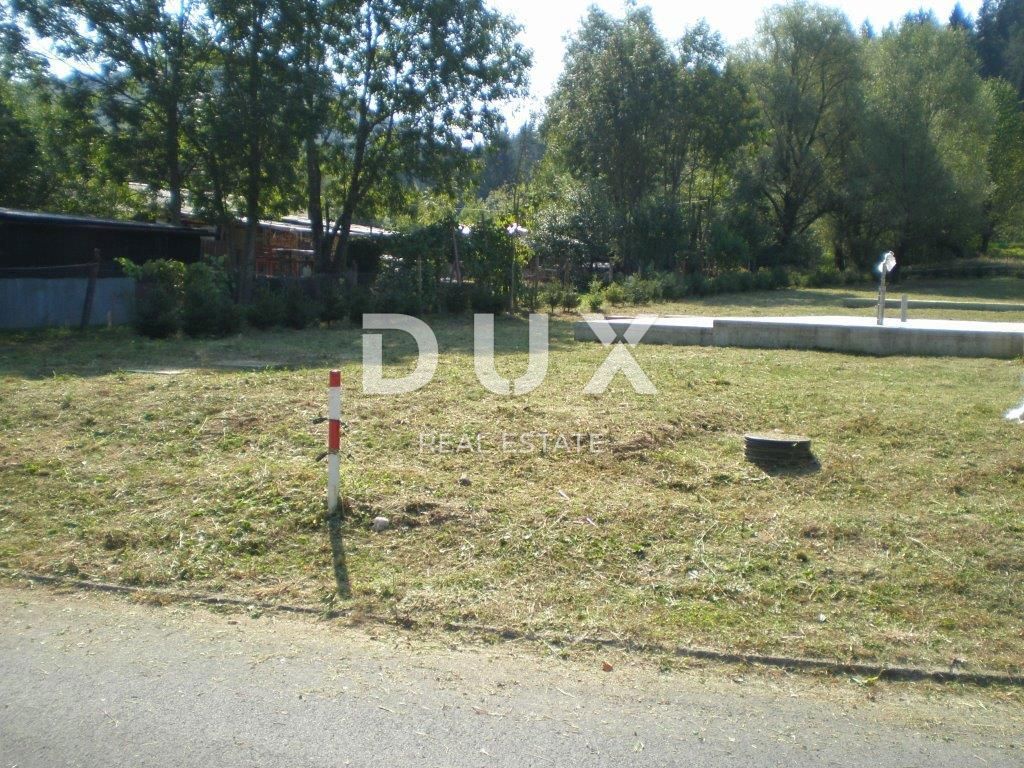 GORSKI KOTAR, Kupska dolina - terreno edificabile con progetto