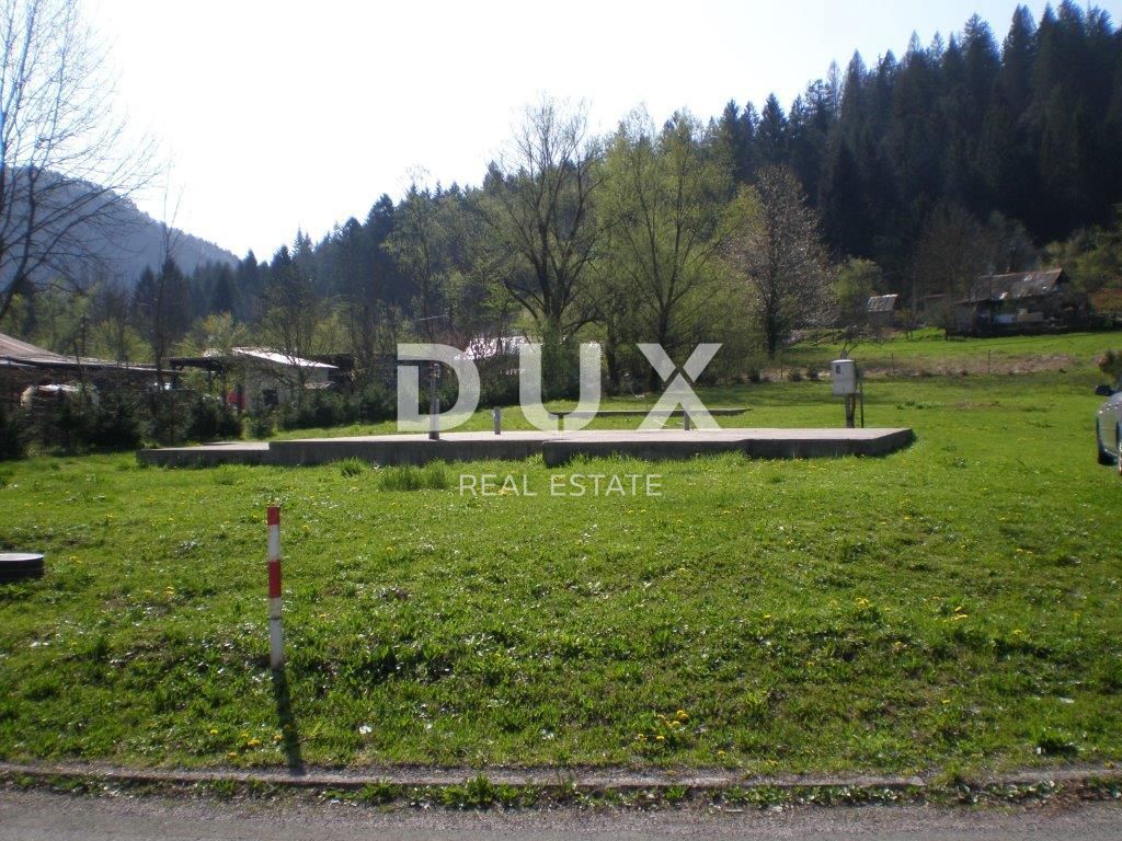 GORSKI KOTAR, Kupska dolina - terreno edificabile con progetto