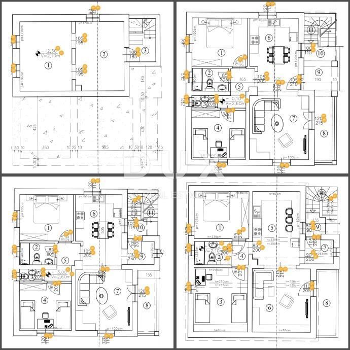 RIJEKA, VIŠKOVO - casa indipendente di nuova costruzione con 3 appartamenti + taverna + giardino! OPPORTUNITÀ!