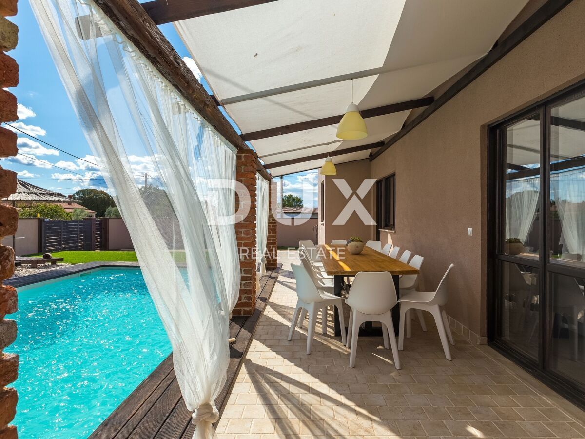 ISTRIA, BARBAN - Villa rustica con piscina in un villaggio tranquillo