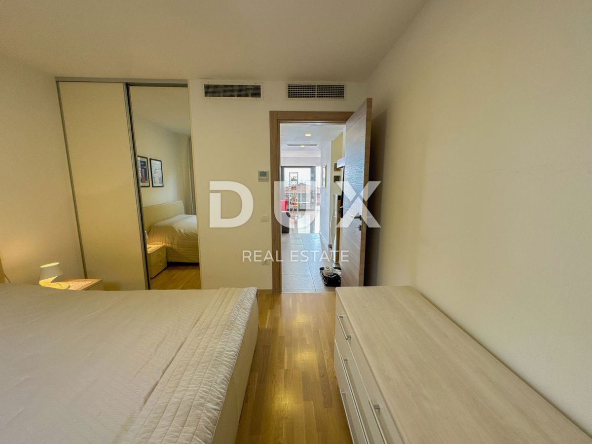 ABBAZIA, CENTRO - splendido appartamento con terrazza e posto auto in garage con fantastica vista mare, PISCINA!