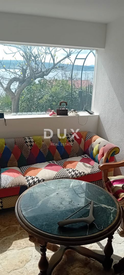 CRIKVENICA - Bellissimo appartamento con 2 camere da letto + soggiorno con vista mare, a 200 m dal mare