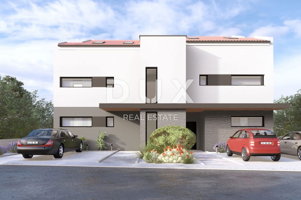 CRIKVENICA, DRAMALJ - Appartamento su due piani con piscina in un nuovo edificio a soli 300 metri dal mare!