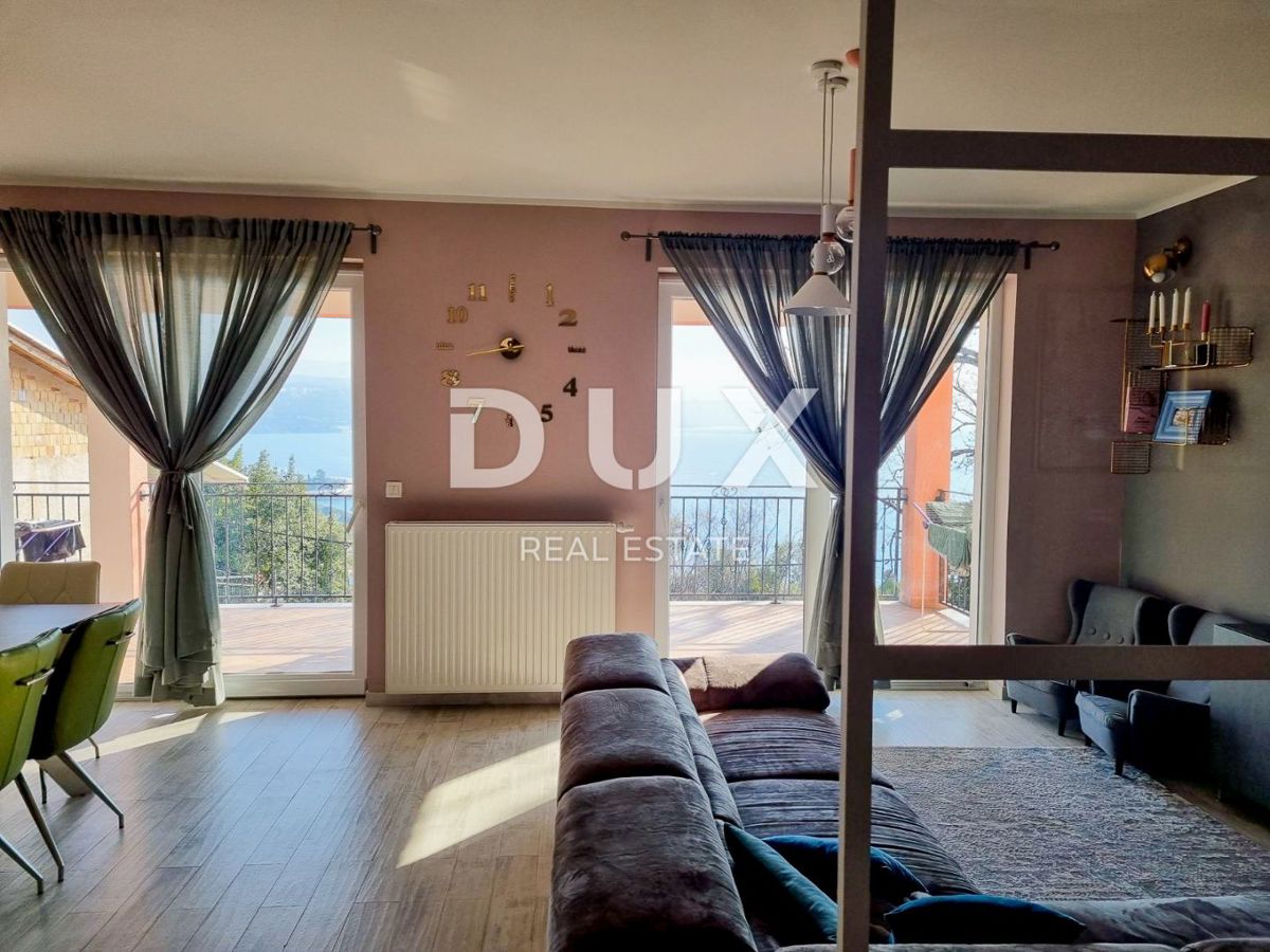 ABBAZIA, CENTRO - grazioso appartamento con vista mare, giardino e ingresso privato