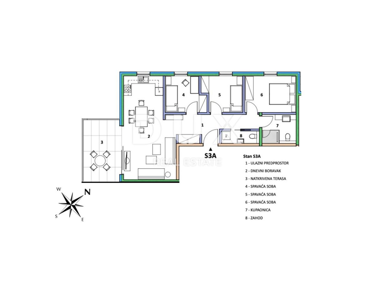 Appartamento Umag, 70,40m2
