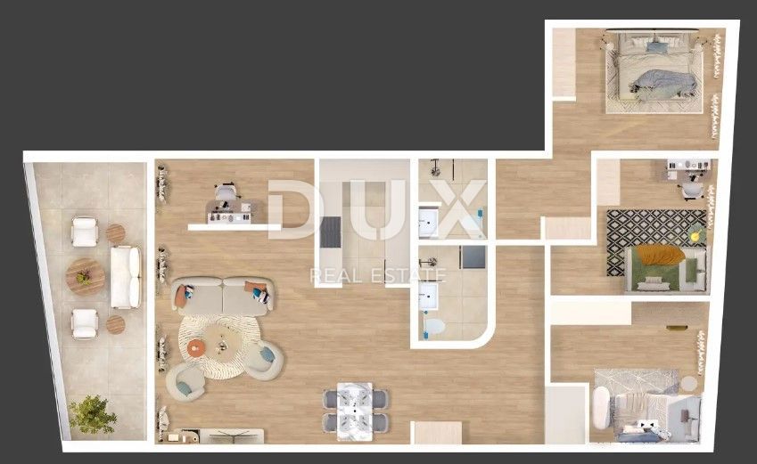 RIJEKA, KANTRIDA - nuovo edificio di lusso di qualità 3 camere da letto + soggiorno S14, solo con noi