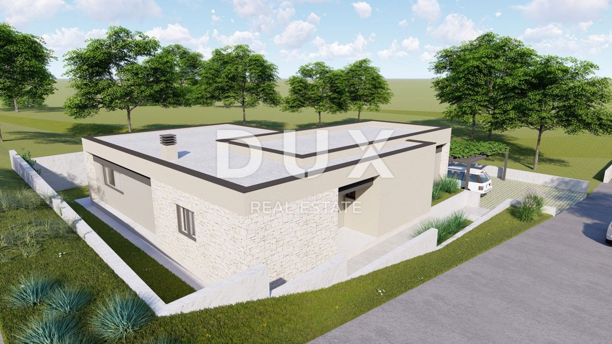 ISTRIA, LABIN - Terreno con permesso di costruzione, l'ultimo dell'insediamento