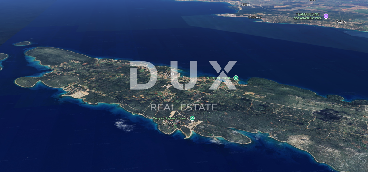 ISOLA DI UGLJAN, UGLJAN - Terreno ideale sul lato sud dell'isola di 606 m2!