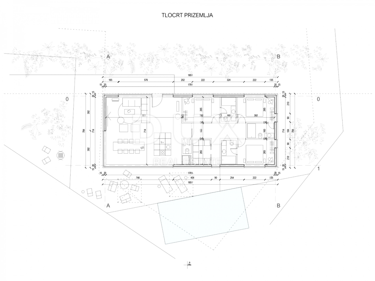 ISTRIA, VIŽINADA - Ampio terreno con permesso di costruire e progetto preliminare