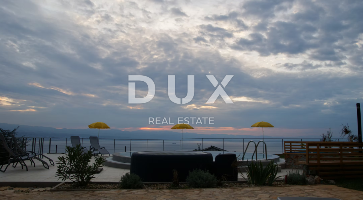 ABBAZIA, LOVRAN - villa 387m2 con vista panoramica sul mare e piscina + area 1200m2