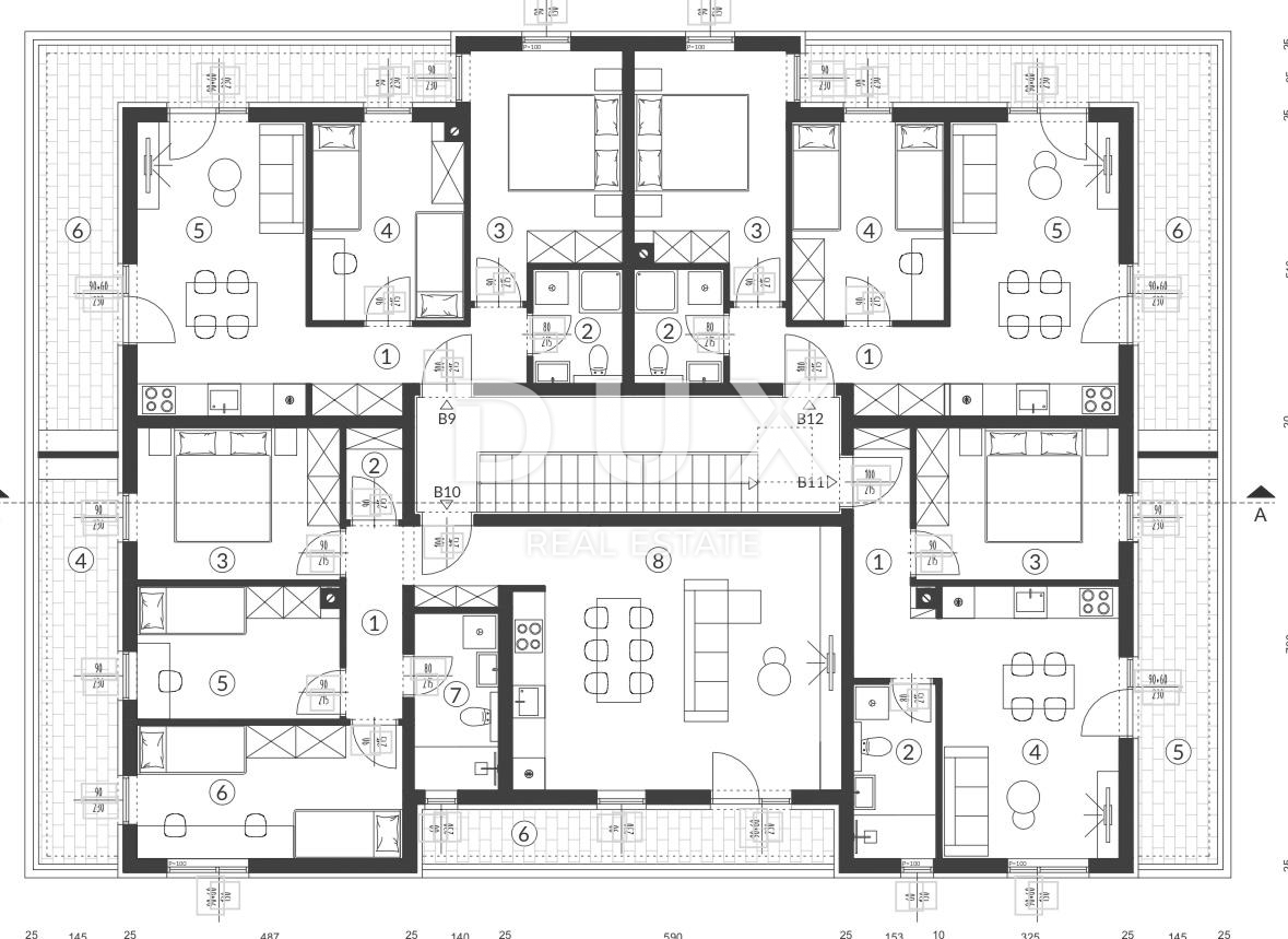 Appartamento Šikići, Pula, 53,46m2