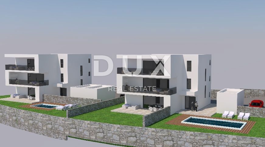 ISOLA DI RAB, BANJOL - Appartamento con 2 camere da letto + soggiorno in un nuovo edificio con garage privato!