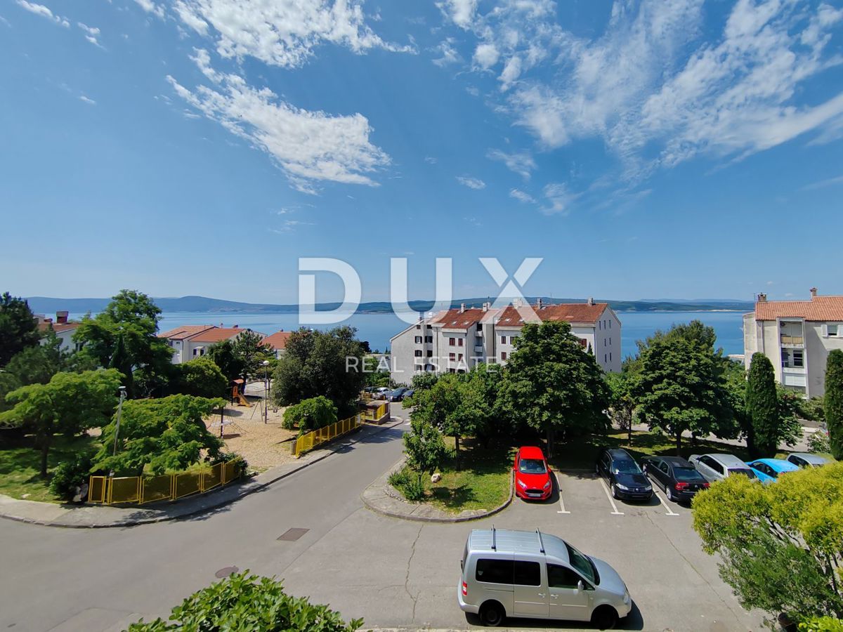 CRIKVENICA – Hrusta, appartamento con due balconi e vista