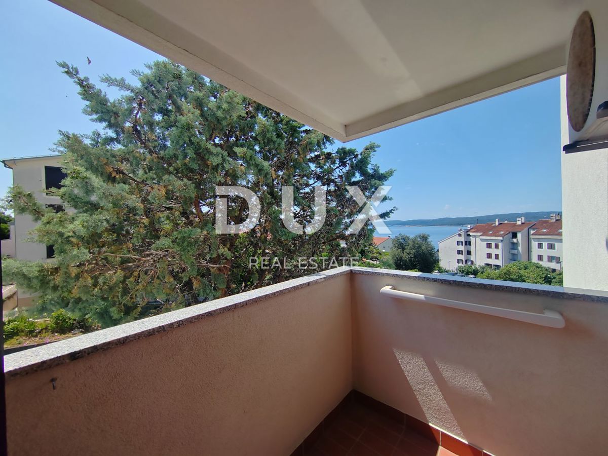 CRIKVENICA – Hrusta, appartamento con due balconi e vista