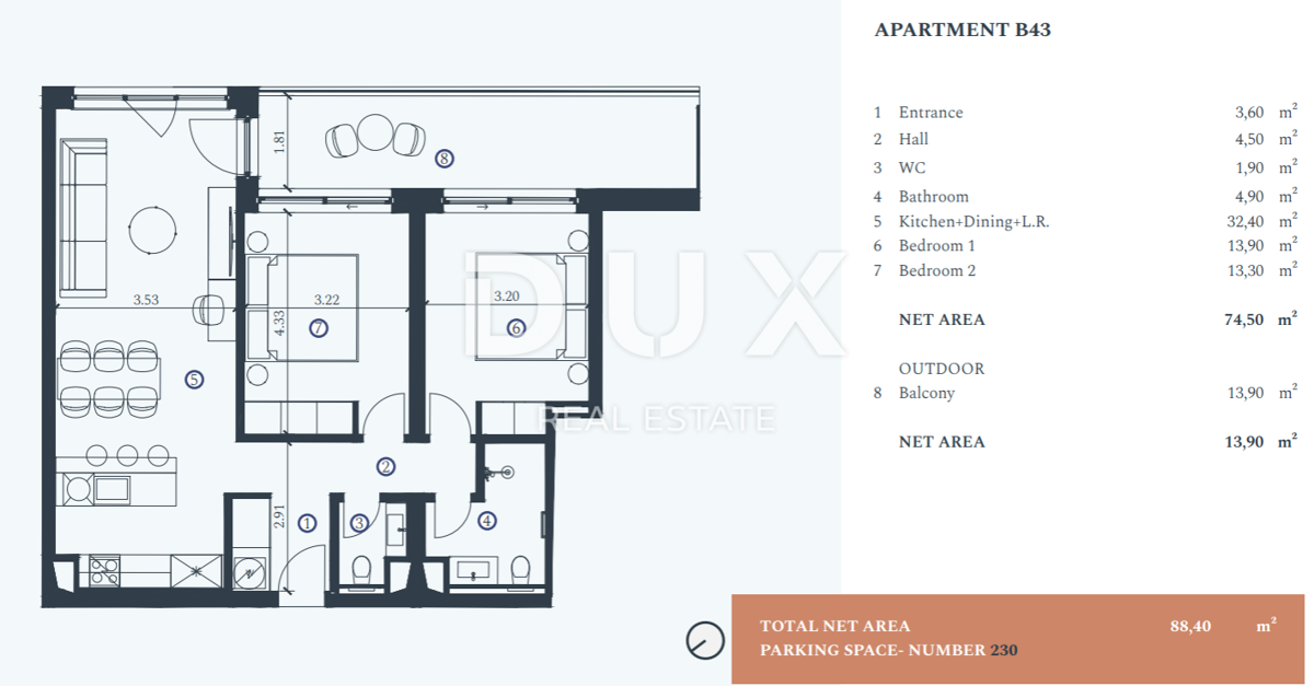 Appartamento Savudrija, Umag, 103,60m2