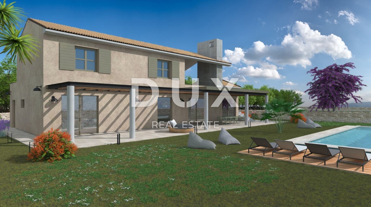 ISTRIA, SVETVINČENAT - Villa da sogno in Istria con piscina e panorama su Brioni!