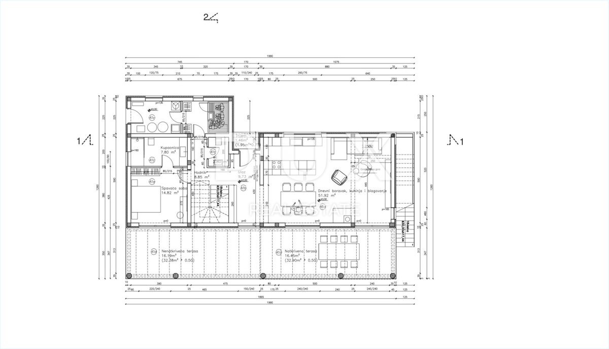 ISTRIA, SVETVINČENAT - Villa da sogno in Istria con piscina e panorama su Brioni!