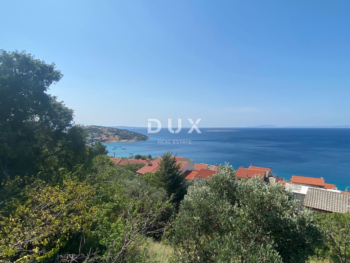 ISOLA DI KRK, STARA BAŠKA - casa con vista panoramica sul mare! OPPORTUNITÀ!