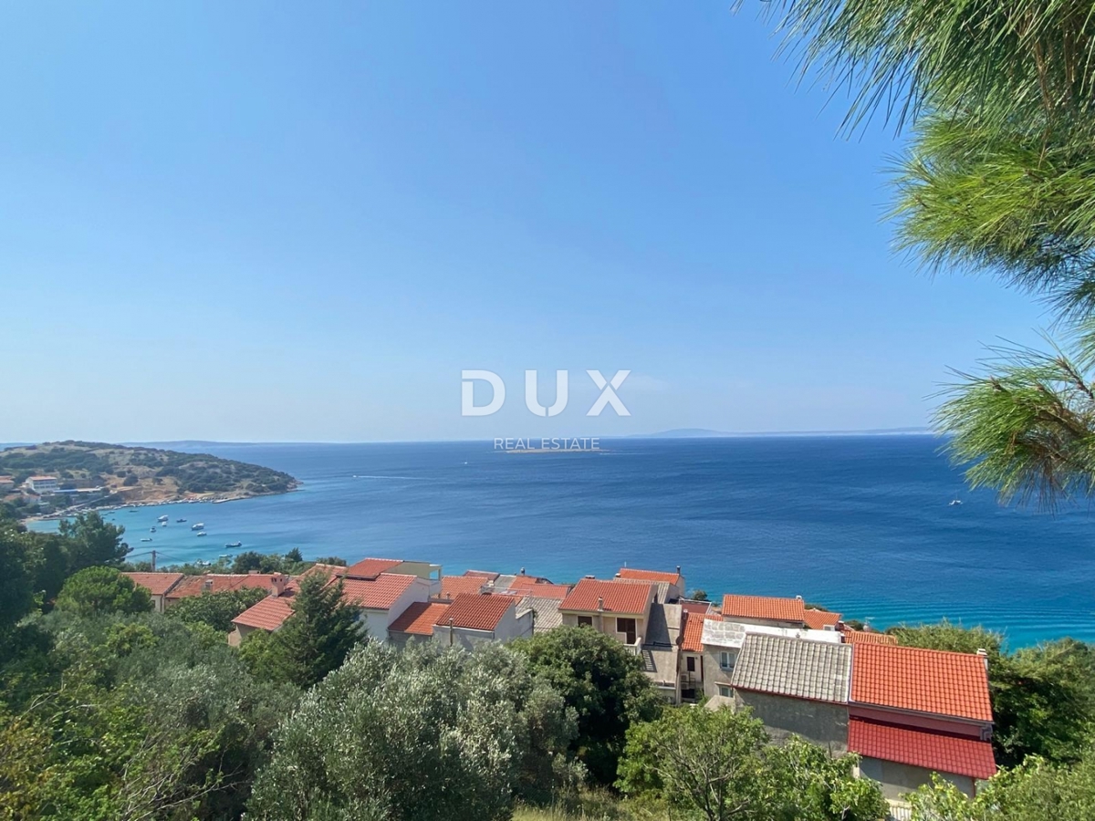 ISOLA DI KRK, STARA BAŠKA - casa con vista panoramica sul mare! OPPORTUNITÀ!