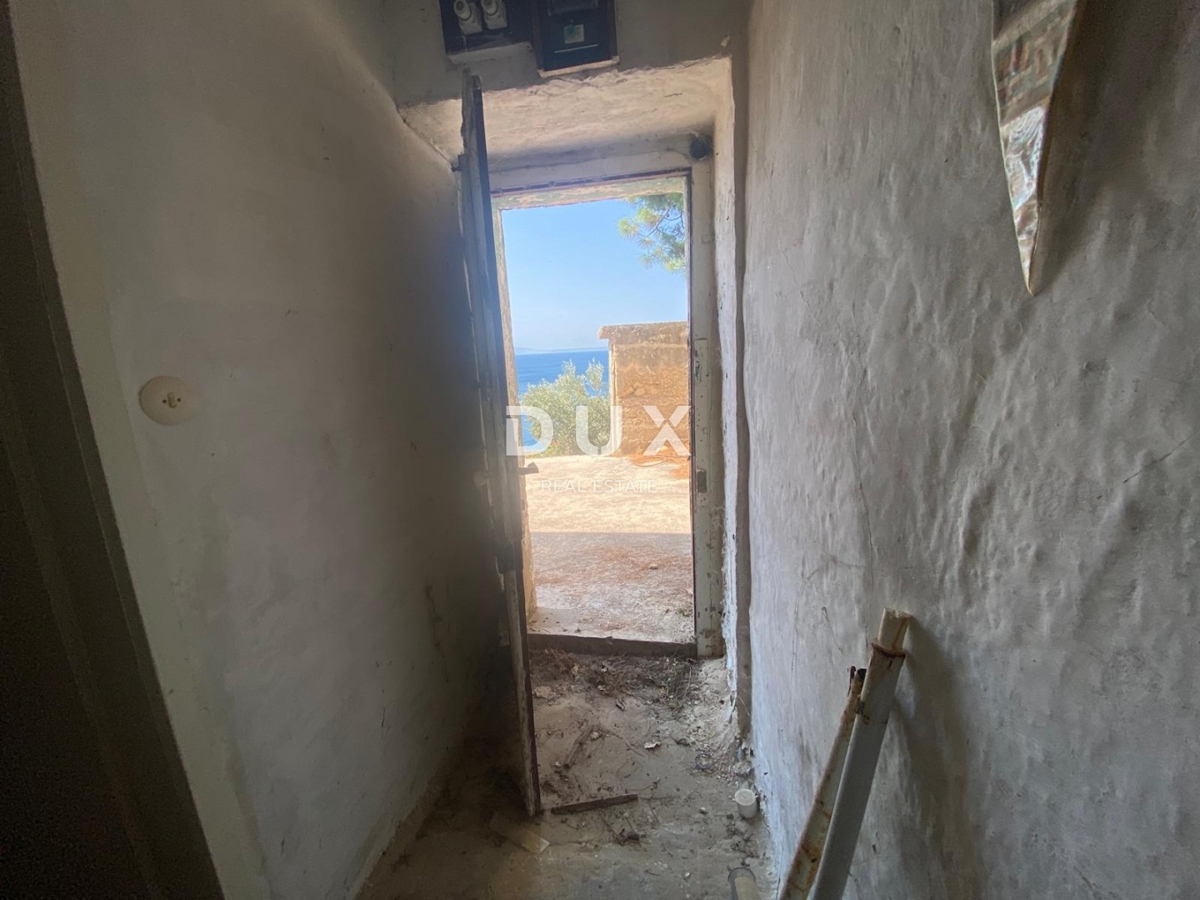 ISOLA DI KRK, STARA BAŠKA - casa con vista panoramica sul mare! OPPORTUNITÀ!