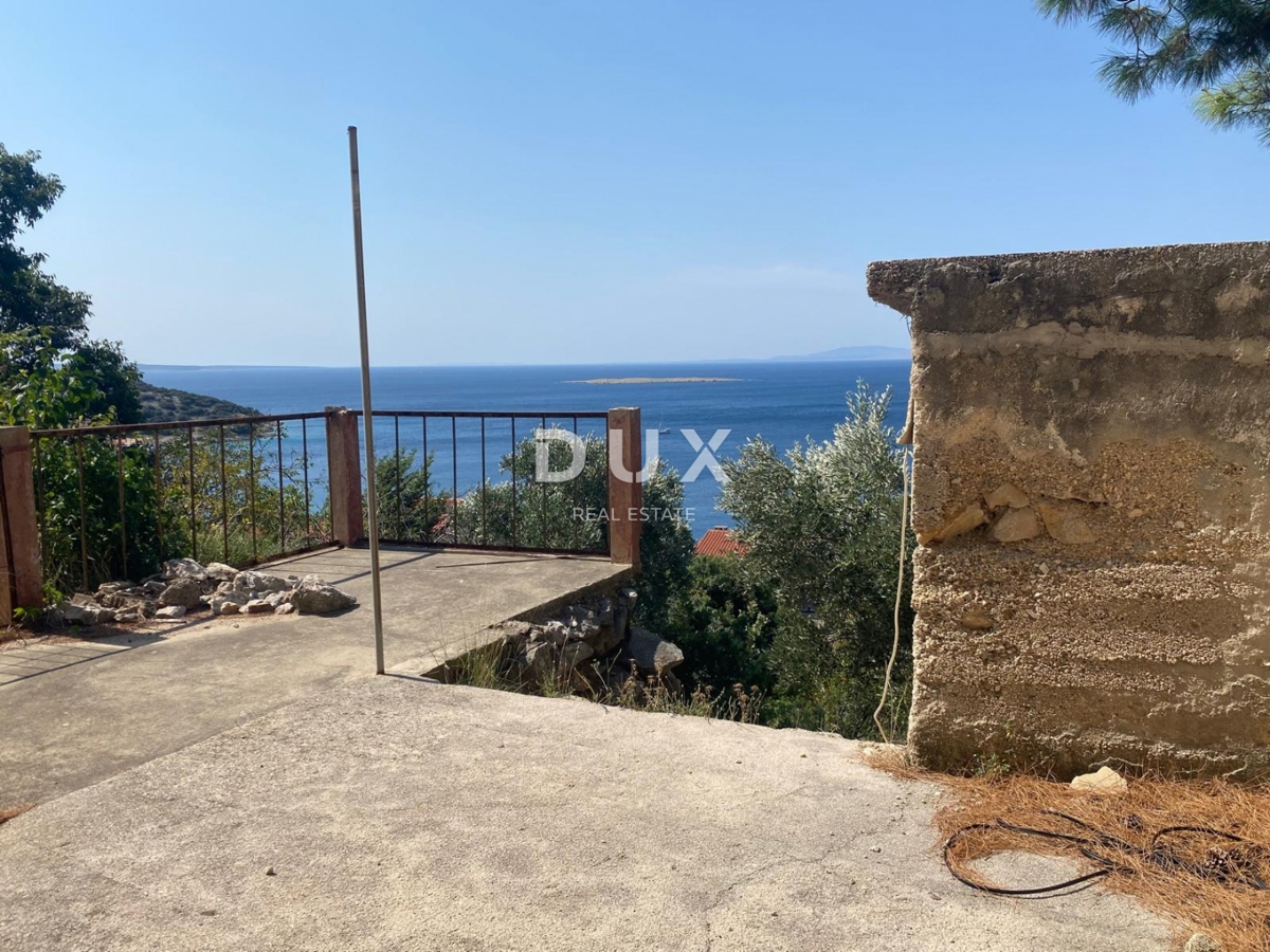 ISOLA DI KRK, STARA BAŠKA - casa con vista panoramica sul mare! OPPORTUNITÀ!