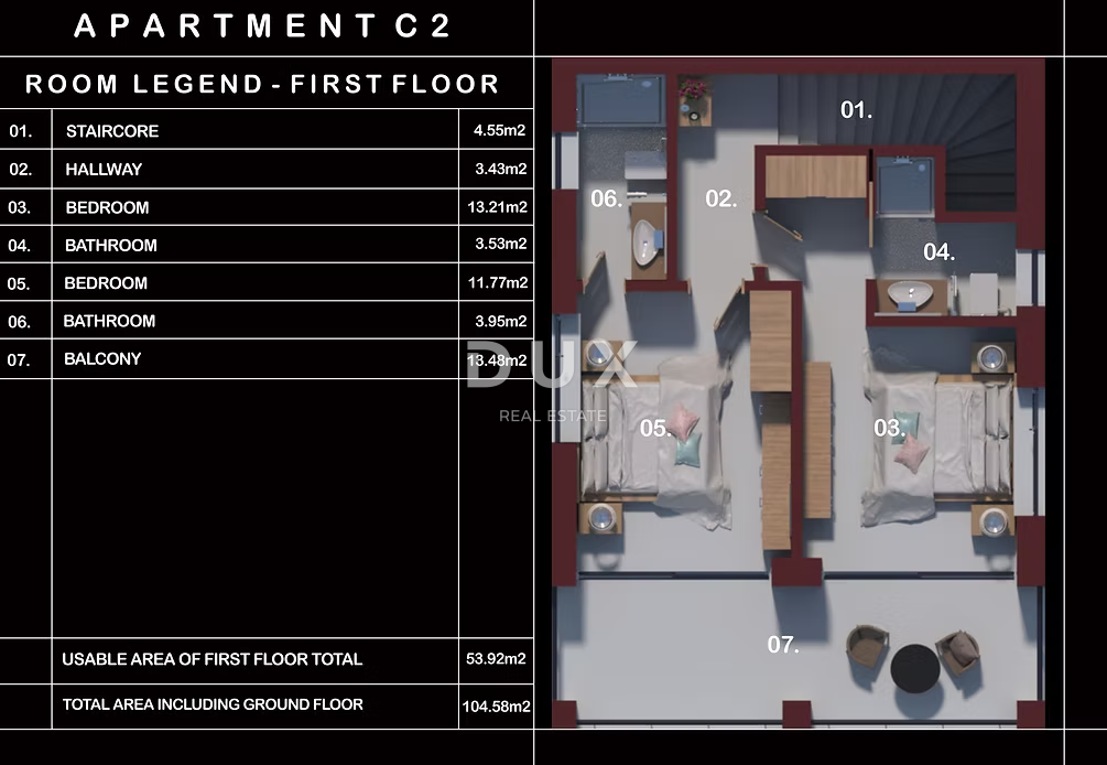 ISTRIA, PARENZO - Appartamento moderno con vista mare