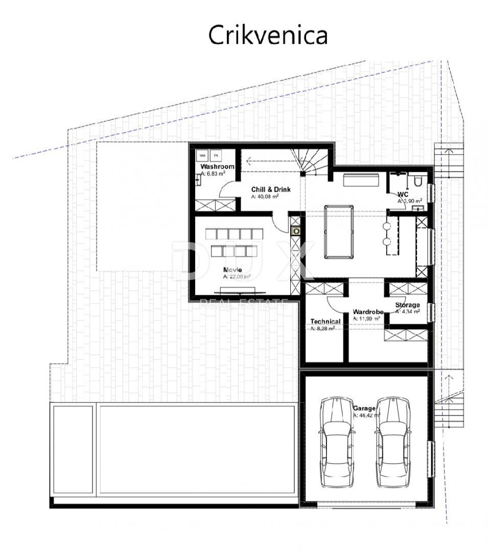 CRIKVENICA - Esclusiva villa in costruzione con vista mare