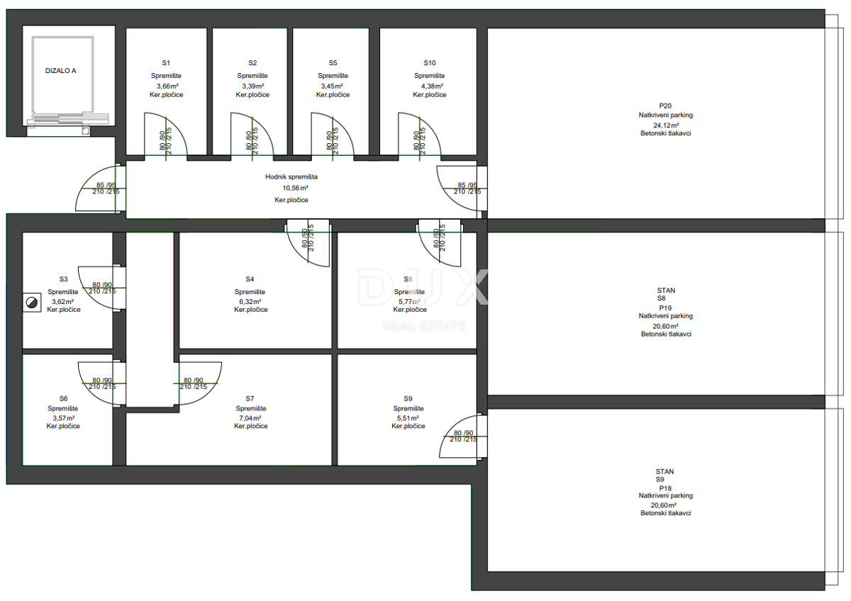 ZADAR, ZATON - Nuovo edificio con giardino a 45 metri dalla spiaggia! A3