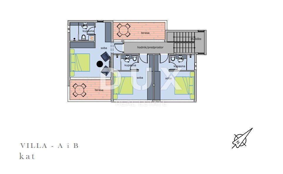 CRIKVENICA, BRIBIR - villa moderna con piscina, vista mare