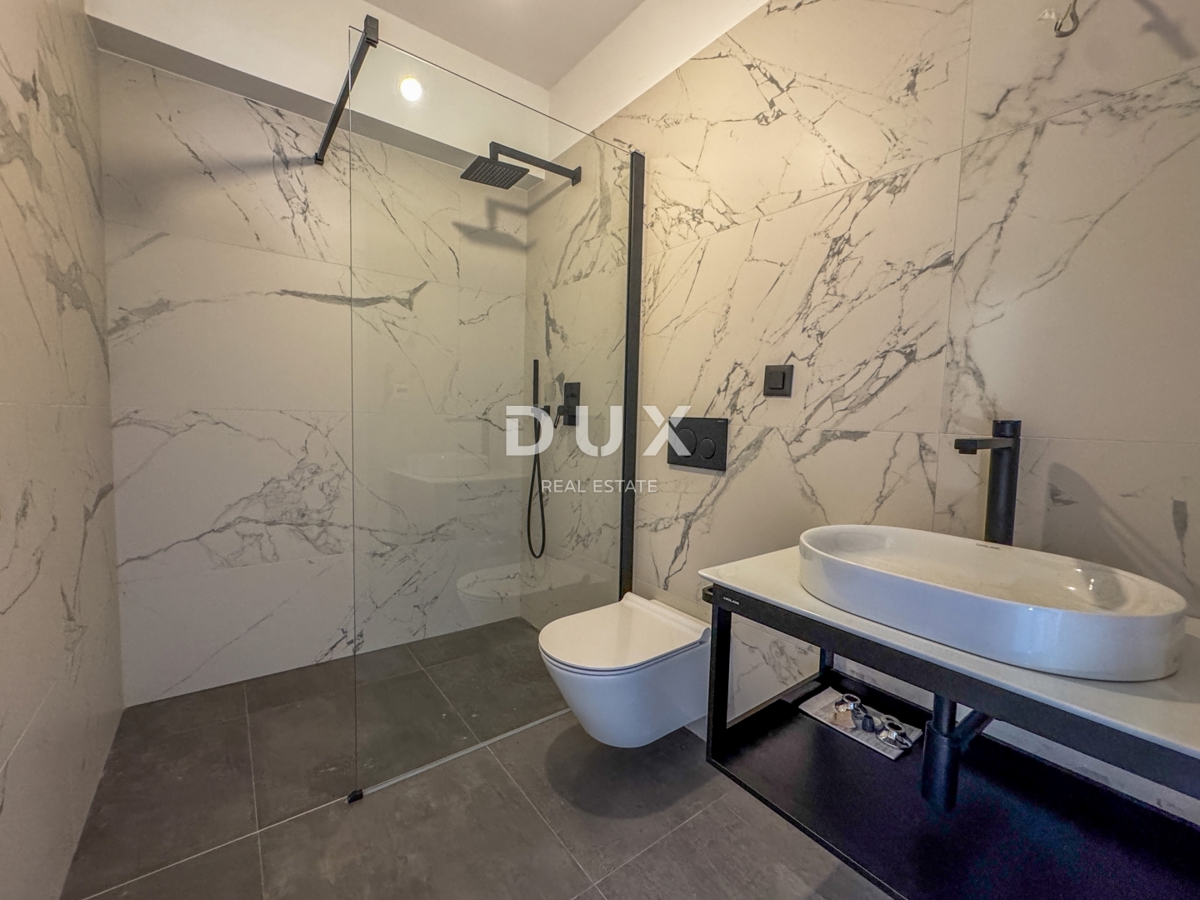 ABBAZIA, CENTRO - lussuoso appartamento in un nuovo edificio con garage e vista panoramica sul mare